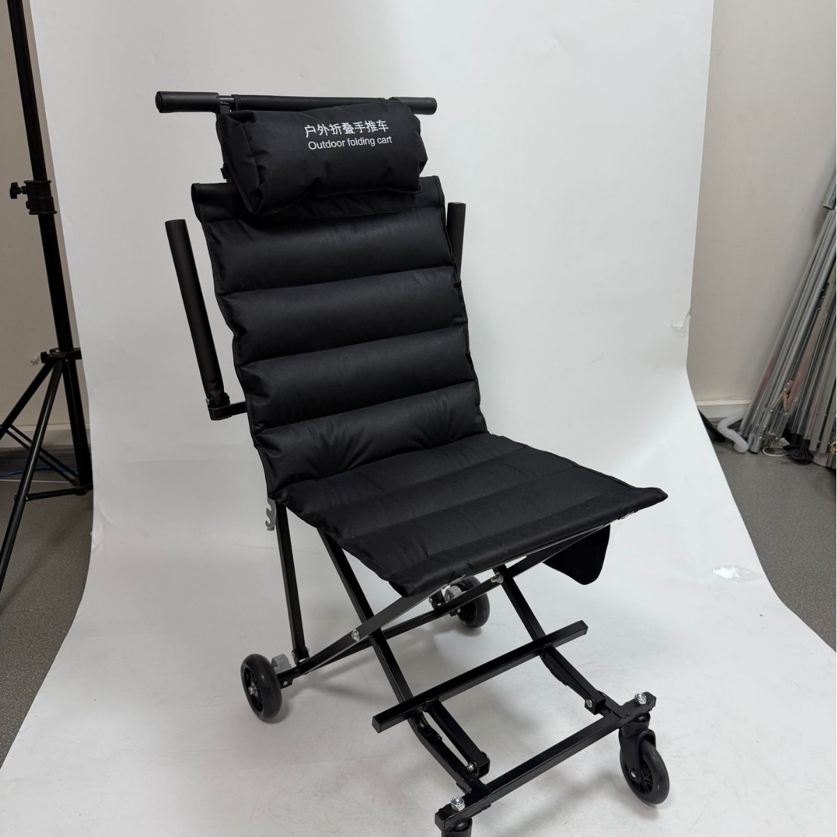 Travel folding black cart