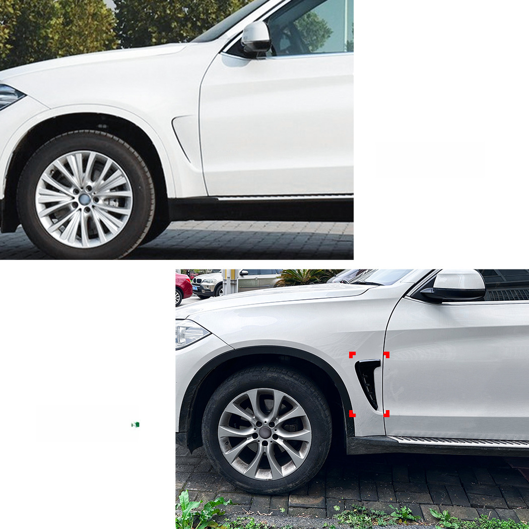 (2개) BMW X5 F15 2014-2018 M 스포츠 펜더 에어 아울렛 표준 자동차 스티커 외관 개체에 적용 가능
