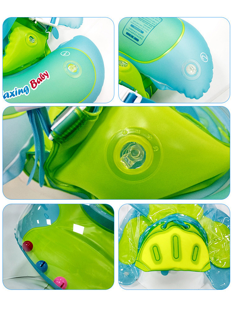 Transfronterizo en stock anillo de mentira bebé de 1 a 6 años de edad niños natación anillo de las axilas bebé PVC anillo de asiento inflable al por mayor