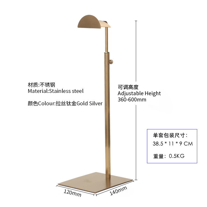 D голова матовый титан золото