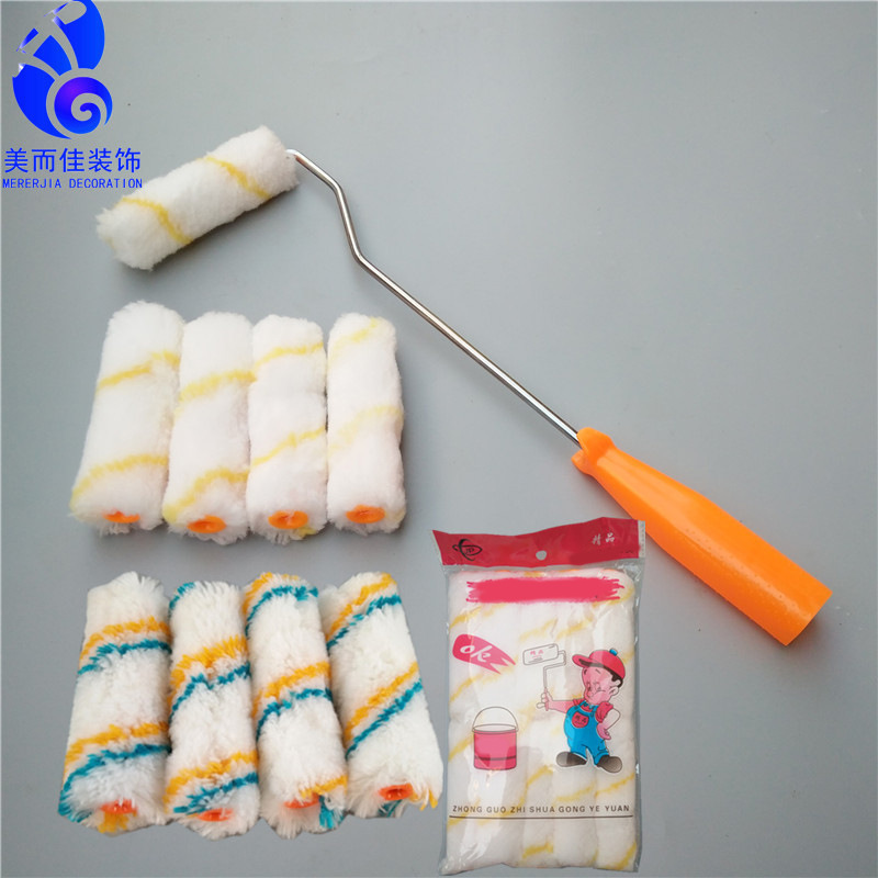 耐溶剂小拇指滚筒涤纶棉线羊毛细毛小滚筒厂家批发468寸不掉毛