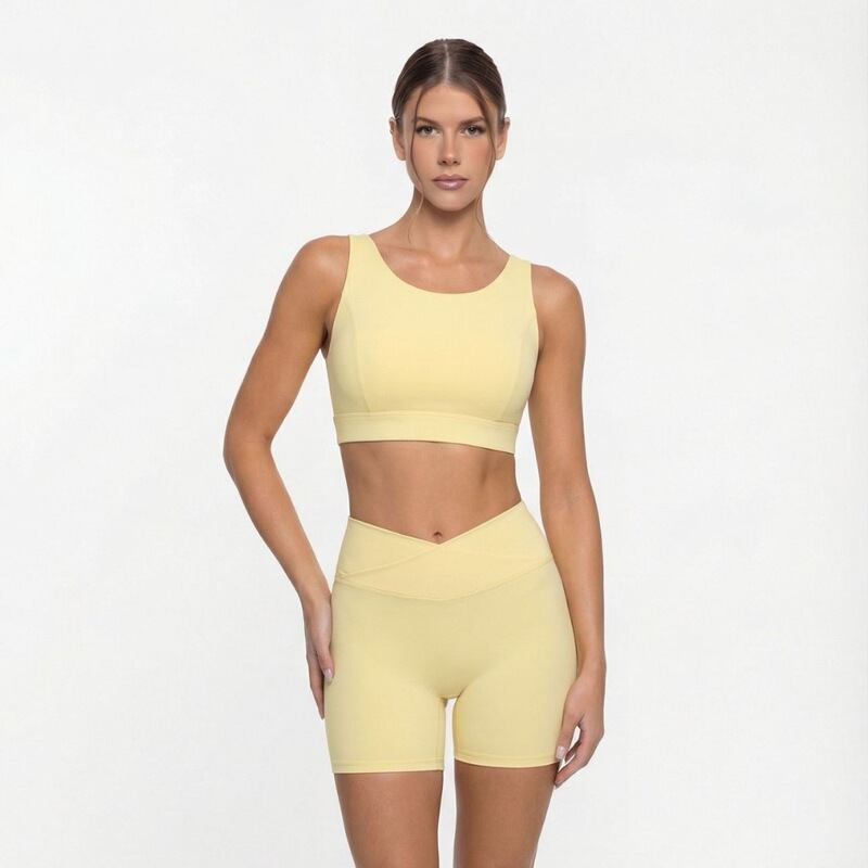 Nude-Feel Breathable Shaping Women's Fitness Set, Versatile Outdoor Sports Cycling Gym Yoga Two-Piece Set Nude-Feel Breathable Shaping Women's Fitness Set, Versatile Outdoor Sports Cycling Gym Yoga Two-Piece Set