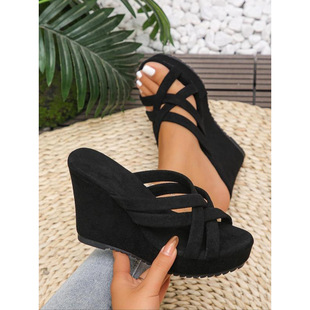 �羳���N�� Sandals Flip Flops Ůʿ�r�к�ɫ�����ׁ��L�¸���Ь