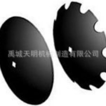 农用圆盘耙配件轻耙片460直径耙片65锰钢圆盘耙片缺口耙片