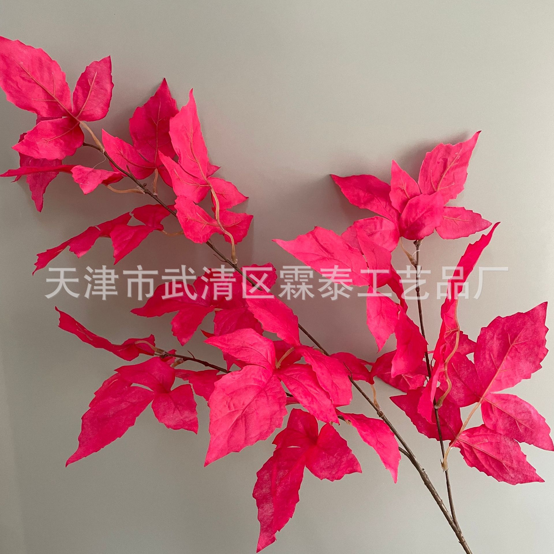 Wedding flower arrangement flower leaf blue and bird leaf fireworks leaf wedding artificial flower Road lead flower art flower row flower material