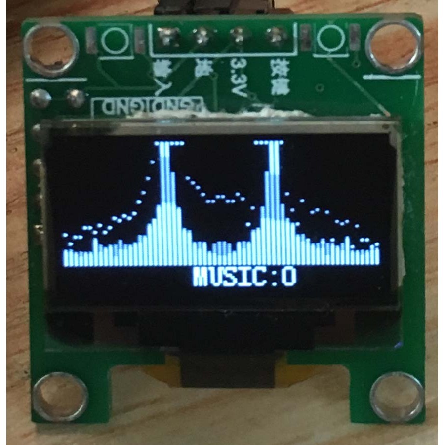 OLED Musiqi Spektr Displey Modulu DIY Gücləndirici üçün
