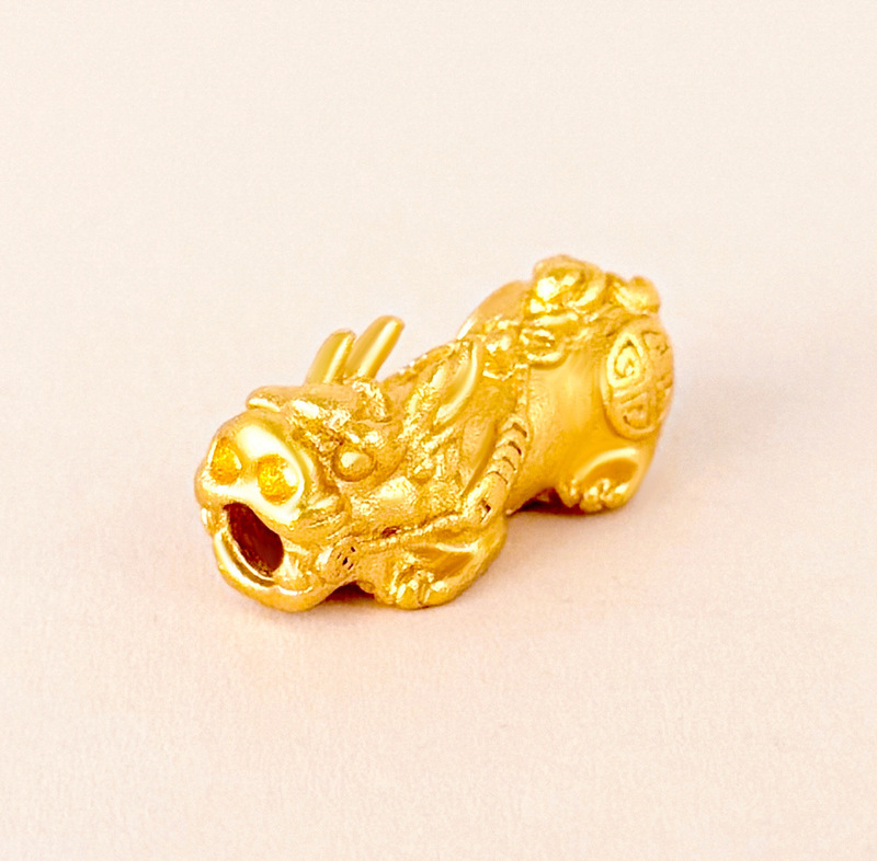 ベトナム製の厚手のタンカ絵、牡丹の花と「金と福」の文字入り、豪華で縁起の良い、内外に同じ色の貔貅絵、メーカー直販承認|undefined