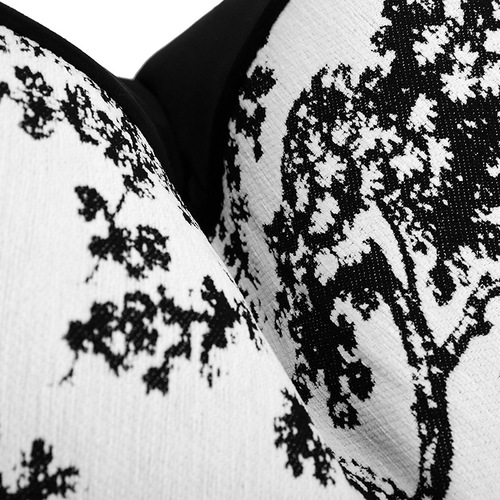 Factory direct sales black and white plush Nordic style living room sofa model room luxury high-end cushion pillow cover wholesale