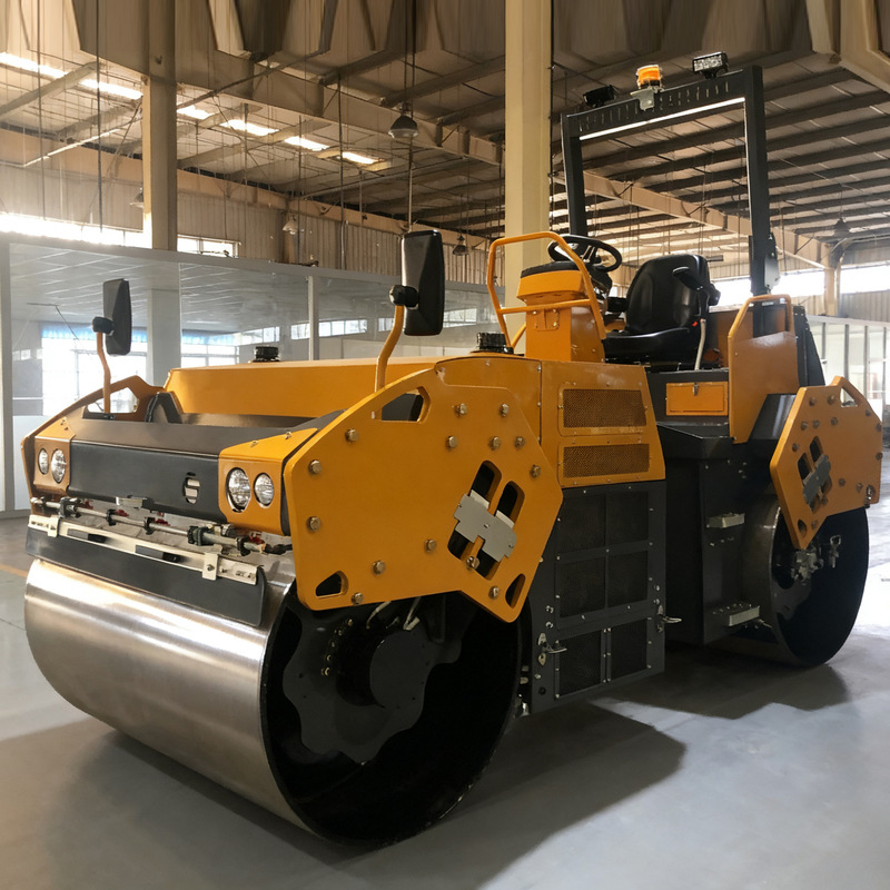 7t Road Roller for Compacting Gravel and Asphalt, 8-Ton Vibrating Asphalt Compactor, Single Steel Wheel Diesel Soil Compactor Manufacturer