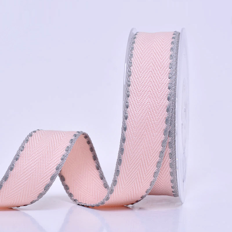 En stock doble palabra puente cinta 24 colores flor decoración hecha a mano DIY accesorios para el cabello Yao Ming puente salto cinta