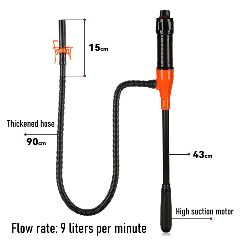 Amazon's best-selling battery-powered electric oil pump, portable oil pump with controllable flow, gun head for pumping from car fuel tanks