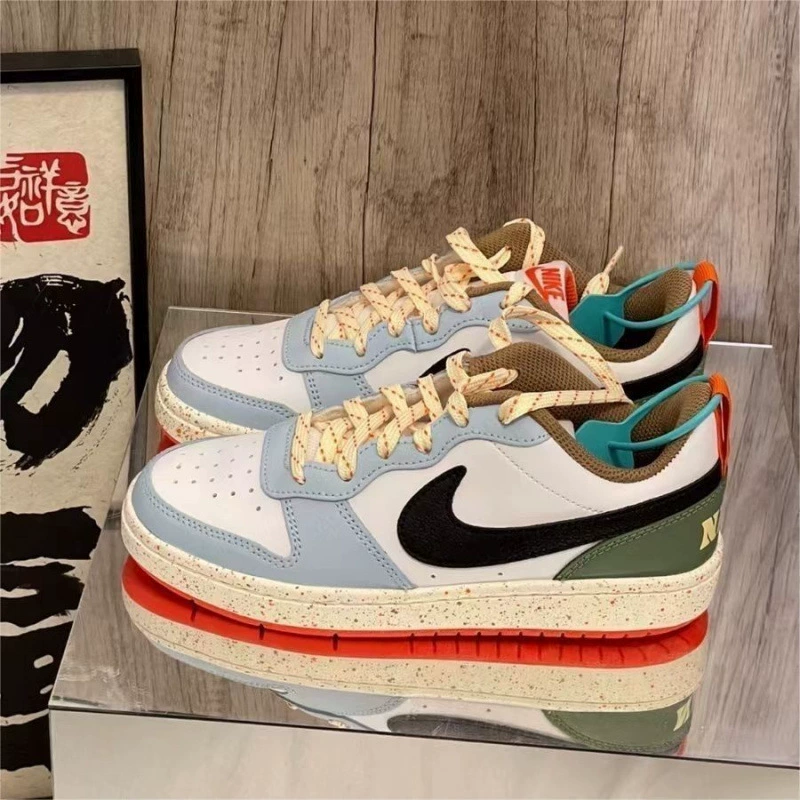 Кроссовки GS retro низкие (Putian) унисекс, кампус‑стиль — классические бело‑чёрные, размеры 36–44