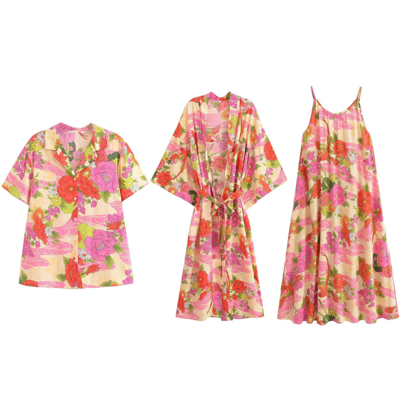 Amazon Women's Bohemian Floral Midi Dress Kimono Cardigan Beach Elegant Dress Amazon Women's Bohemian Floral Midi Dress Kimono Cardigan Beach Elegant Dress