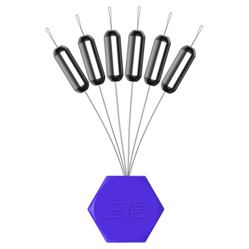 Sanxin's new alloy counterweight pendant, traditional fishing seven-star floating lead pendant, lead seat self-locking fishing supplies