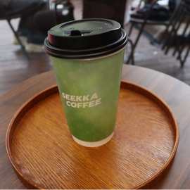 源头工厂双淋膜咖啡杯纸杯商用奶茶店批发高质感奶茶杯