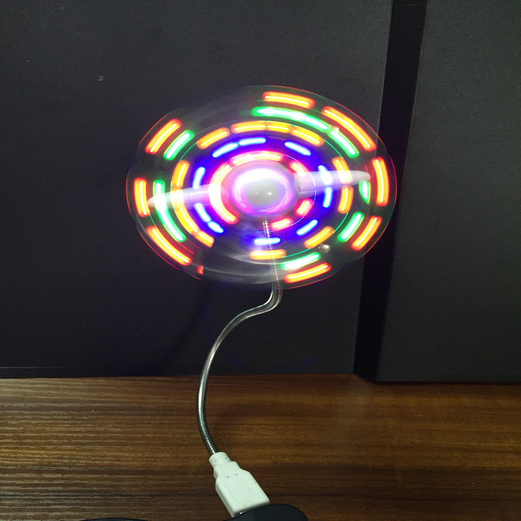 クリエイティブusb蛇形飛行機造形ファン広告diyフラッシュ発光ファンフラッシュファン|undefined