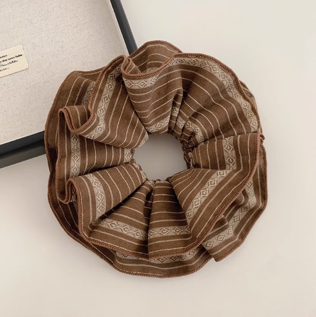 Cuerda para el cabello de intestino grueso retro francés para mujer, satén de alta gama, cuerda para el cabello coreana, cuerda para el cabello Mori, accesorios para el cabello, tocado grande