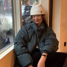 特价活动韩国小众 feve同款八奶立领白鸭绒羽绒服面包服外套