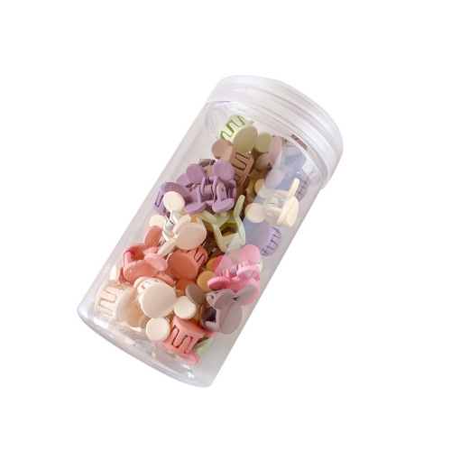 Mini princess head small grab clip broken hair side bangs clip small forehead hair clip female hair accessories flower clip headdress