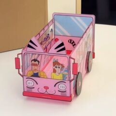 クレヨンしんちゃんアクリルかわいいアニメ収納ケースデスクトップ収納ケース少女心誕生日プレゼント