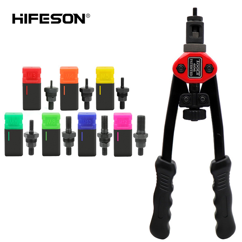 跨境BT606双把手动拉铆螺母枪拉帽枪铆螺母工具拉母拉铆枪M3-M8