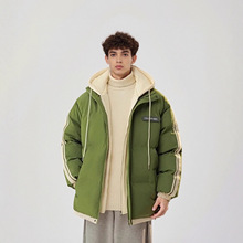 棉服男冬新款棉衣男棉衣男晋江棉服冬季外套潮牌韩版连帽加厚棉服