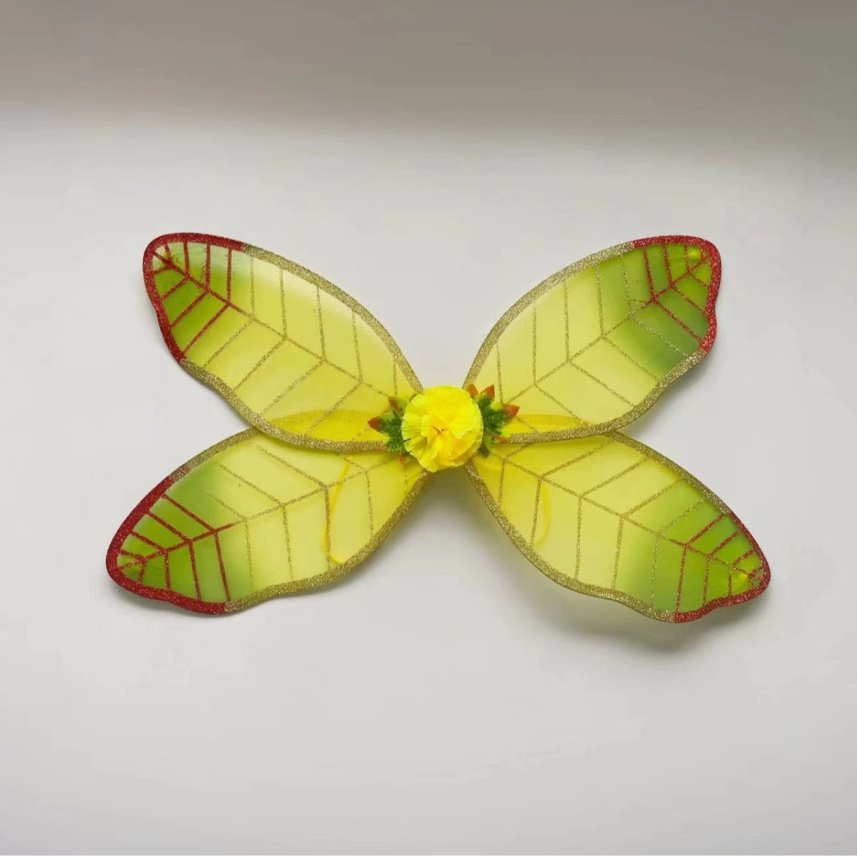 Новинка для трансграничной торговли: фабричное производство двухцветных градиентных крыльев-«феи» для детских танцев, в стиле «светлячок»