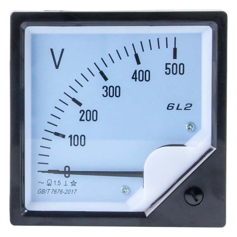 6L2 Амперметр 50/5A100/5A 6L2-V частота мощность 450V500V AC Указатель Напряжения головка измерителя