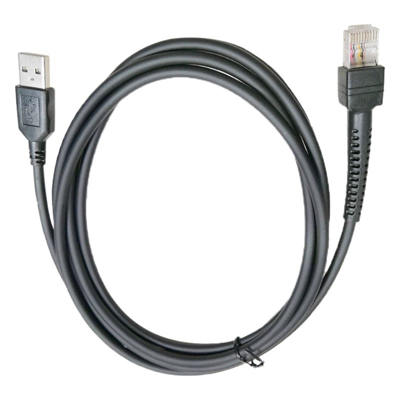Применимо к символу Xunbao LS2208 DS4208 1203 4008 кабель для подключения сканирующего пистолета 2 M USB