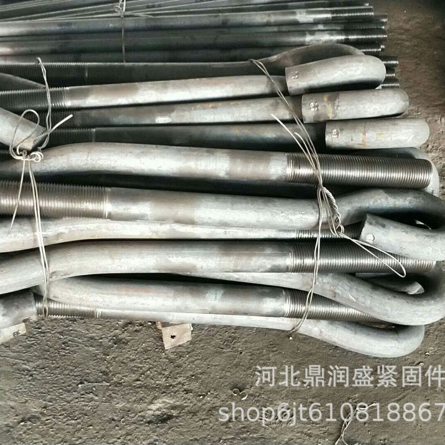 热镀锌制造 地脚螺栓 七字地脚 九字地脚 加劲板地脚 现货库存