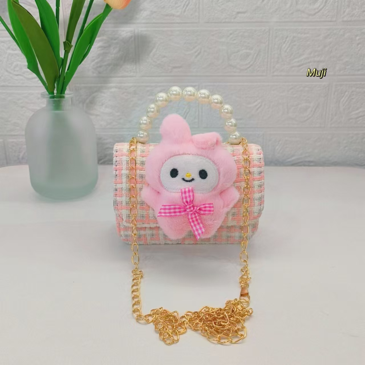 Melody Pearl bolso, bolso de la princesa Kulomi, bolso de cadena, bolso pequeño, bolso de hombro para niñas, bolso de accesorios