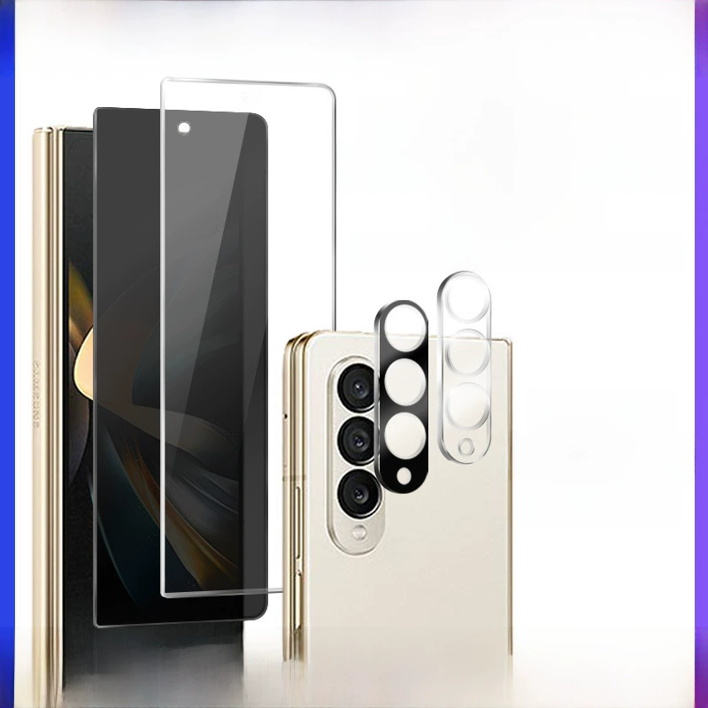 Подходит для складного телефона Samsung ZFOLD4, защитная пленка для камеры с мягким тоном высокой четкости, защита от подглядывания W23 FLIP