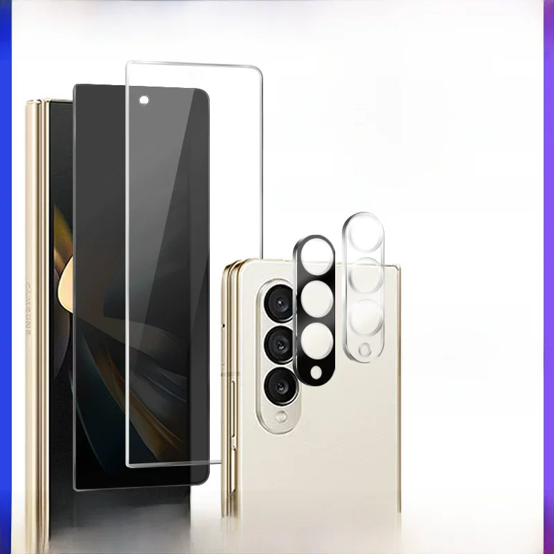 Подходит для складного телефона Samsung ZFOLD4, защитная пленка для камеры с мягким тоном высокой четкости, защита от подглядывания W23 FLIP
