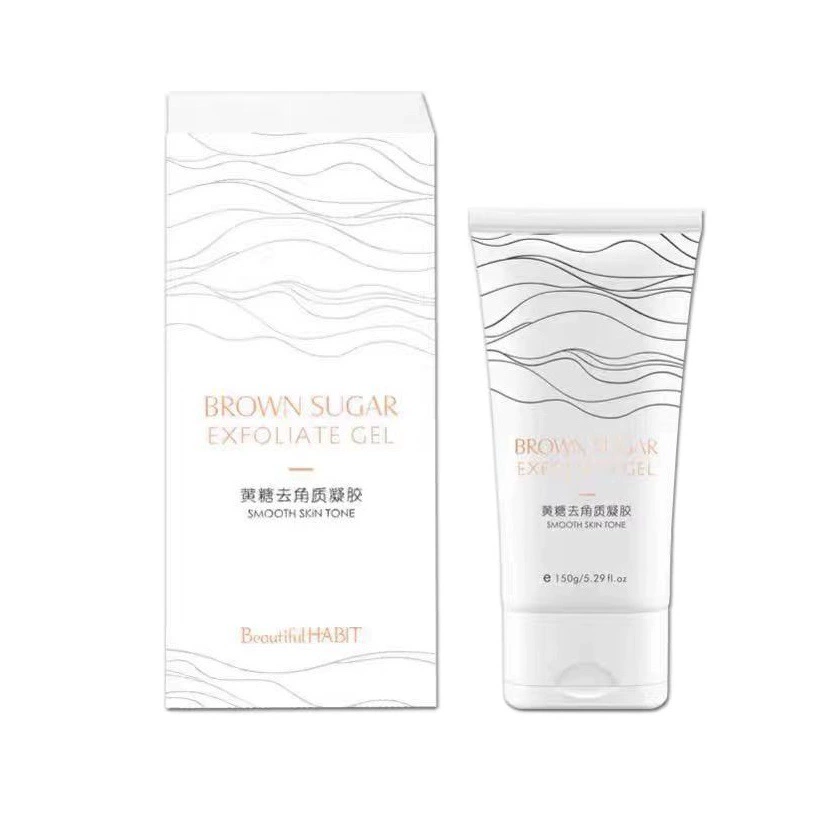 Красивая привычка желтый сахар Отшелушивающий уход за лицом для тела мужчин и женщин гель для глубокого очищения тела поколение волос