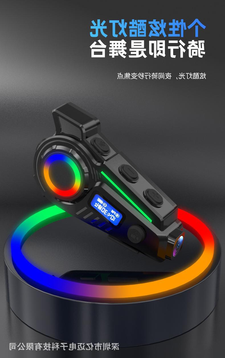 Cross-border motorcycle helmet Bluetooth headset, dashcam, HD camera, FM radio, GPS tracking query