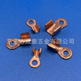 OT系列开口铜鼻子镀锡大电流冷压端子适用配电装置紫铜接线端子