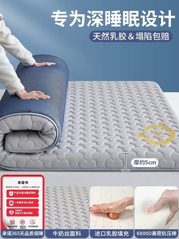 乳胶记忆棉床垫家用卧室租房软垫180x200床褥垫学生宿舍单人5|undefined