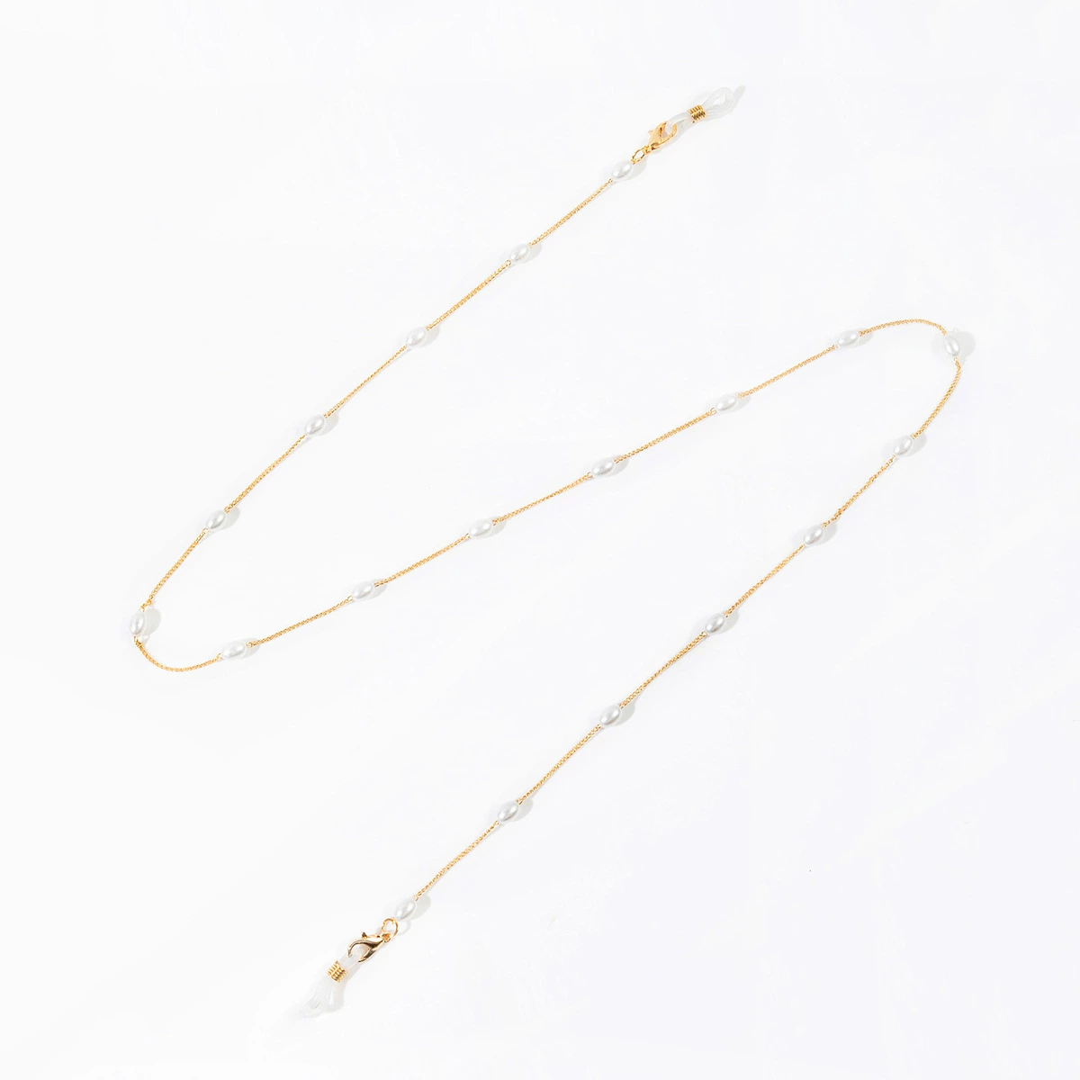 Трендовые очки, нескользящий держатель для шнурка из жемчуга, полиэстер