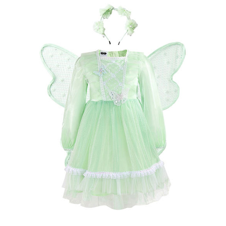 Chunhihua Fairy Princess dress Performance Clothes Little Fairy Children 's Dream Dream set netscreen Dream Dream Dream Elf Dream
