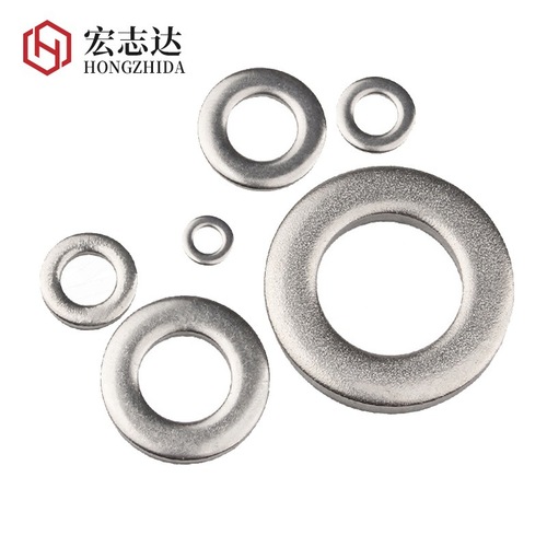304 stainless steel flat washer metal flat washer thickened flat washer hardware screw washer M3M4M5M6M8