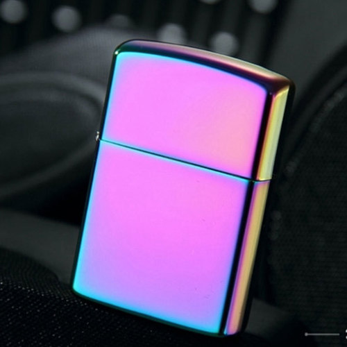 Factory direct sales ice kerosene lighter metal iron shell advertising lettering wholesale color ice blue ice black ice kerosene machine