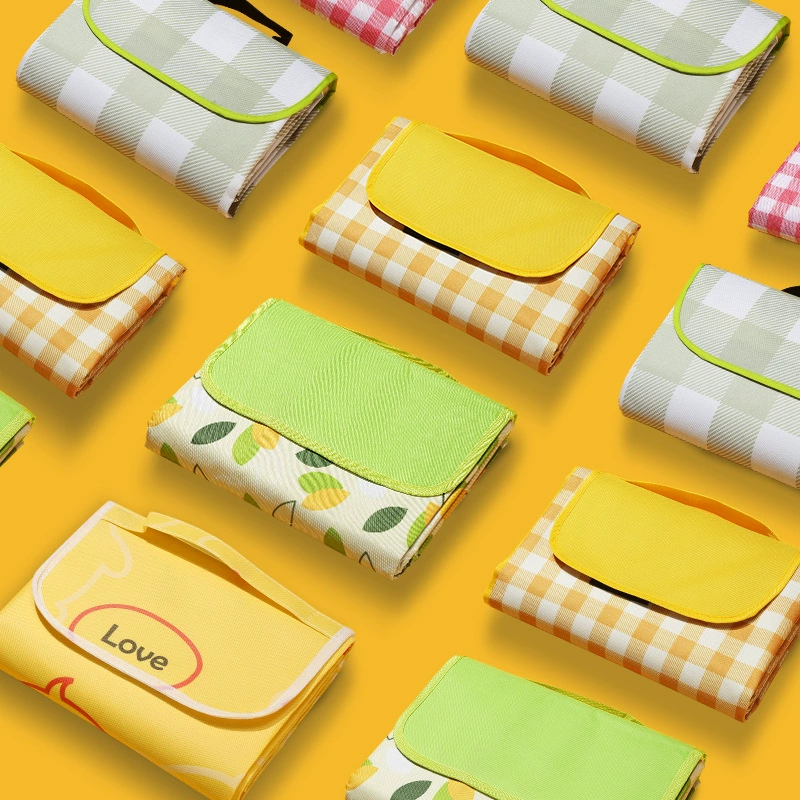 Amazon Supply Кемпинг Коврик для пикника На открытом воздухе Портативный водонепроницаемый влагостойкий коврик для пикника Утолщенный пружинный коврик