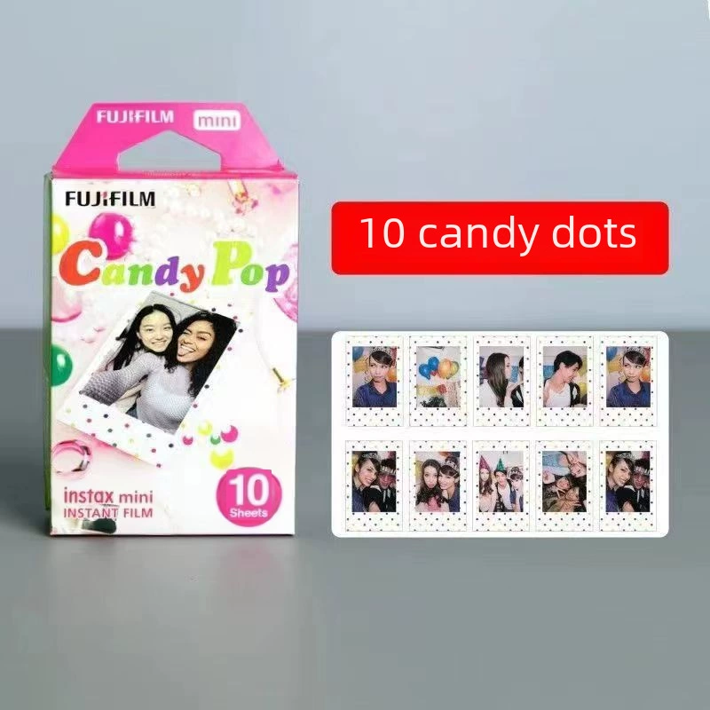 Купить Fuji Spot Shooting Paper 3-дюйм Rainbow Black Border Candy Фото Бумага
