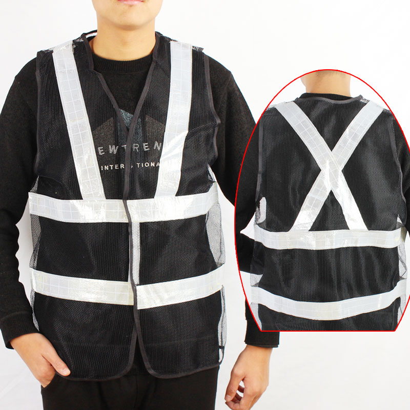 chaleco reflectante ventilación construcción ropa de seguridad sanitaria medioambiental tráfico servicio de trabajo chaleco reflectante se puede ajustar