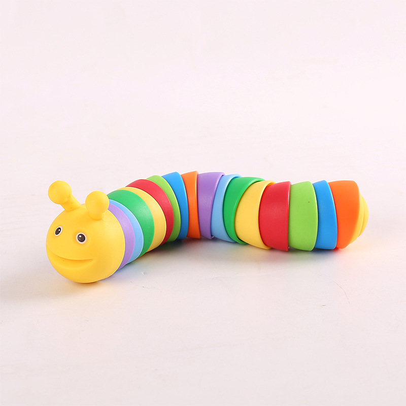 Explosions simulation decompression colorful caterpillar slug peristalsis rainbow slug trick variety decompression toys wholesale