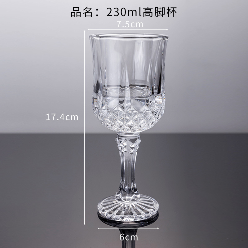 Jinbaijia estilo simple vino tinto copa de verano vino champán Copa whisky cóctel de vidrio