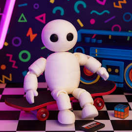 3D打印新款奇特仿真动物百变机械可爱可动木乃人儿童益智解压玩具