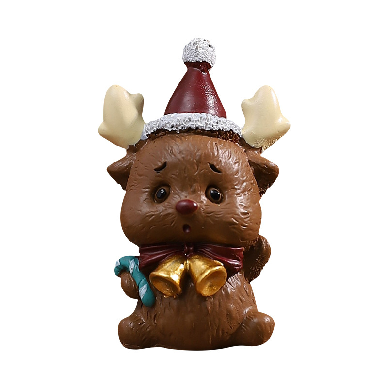 Christmas Small Ornaments Kindergarten Small Gifts Children's Cute Resin Decorations Gift Desktop Mini Christmas Tree