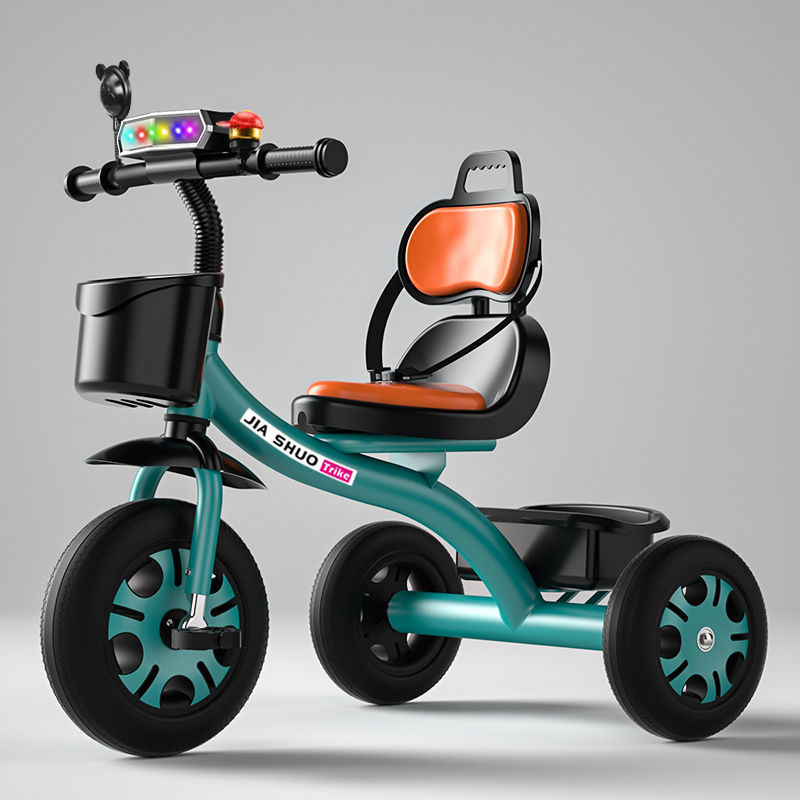 Triciclo para niños, carritos, bicicletas, bicicletas, bebés grandes, bicicletas de tres ruedas.