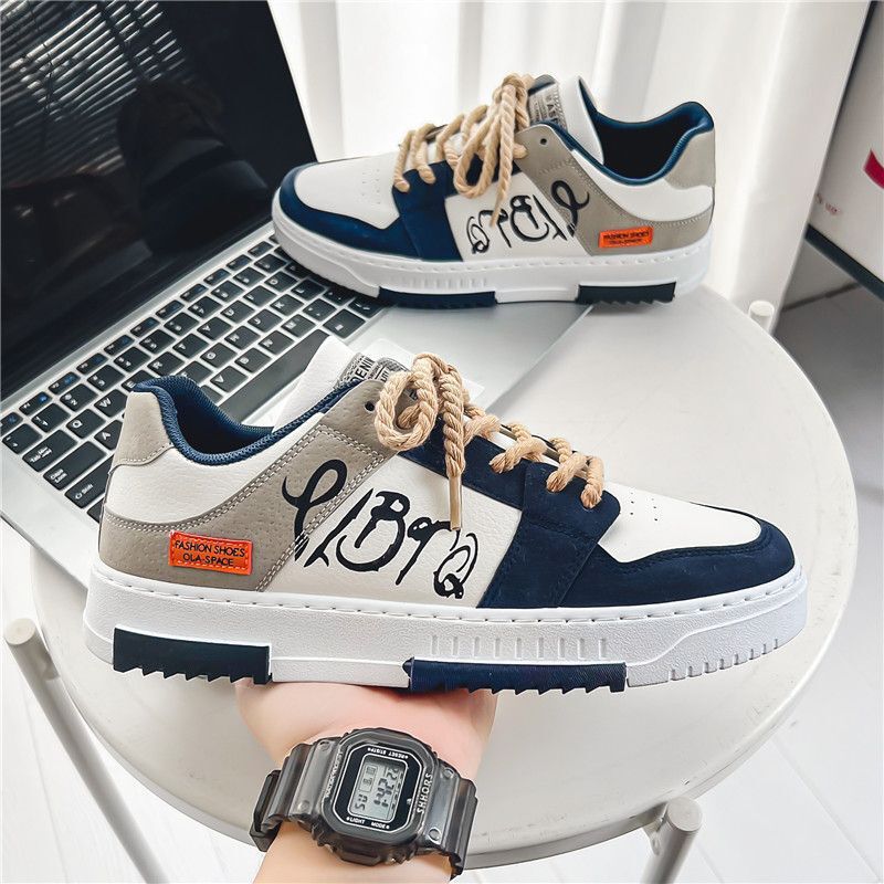 2022 New Student Trendy All-match Trendy Sports Shoes Men's Shoes Autumn Summer Niche Design Japanese Casual Sneakers